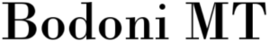Bodoni MT